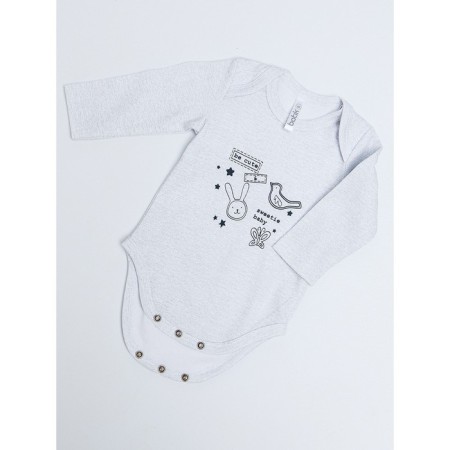 Body baby, height 62 cm, color gray melange