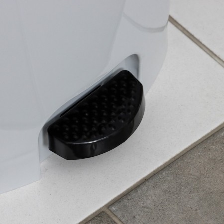 A bucket with a pedal, 12 l, the color is light gray-2