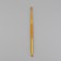 Knitting hook, bilateral, d = 2/3 mm, 13.5 cm, gold color