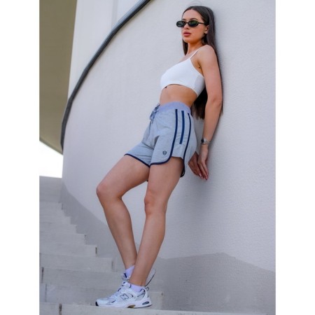 Women's shorts ise, size 48 cm, gray color-3
