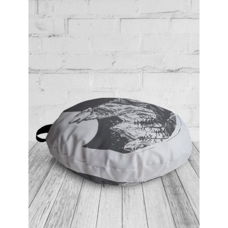 Siddle Pill "Lone Wolf", Decorative, D = 52 cm-1