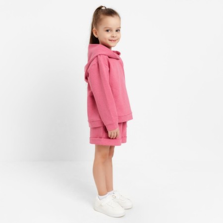 Kid for children (sweatshirt, shorts) KAFTAN "BASIC Line", height 122-128, Fuchsia color-1