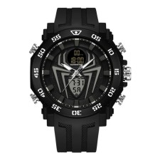 Watch of Electronic Electronic Spider, D-53.5cm, alarm clock, calendar, backlight, silicone strap