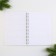 New Year. Diary with the embossing "Happiness in the New Year", A5, 60 sheets