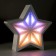 Star's nightlight Led usb from 3haa white batteries 22.5x22.5x5 cm Risalux