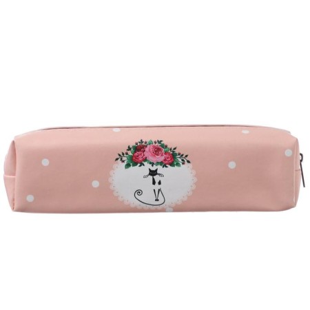 School pencil case with a zipper "cat", mix-6