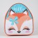 Baby backpack for a girl "Fox", a lightning department, 23x9x20cm, color orange color