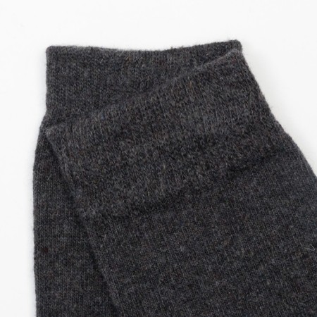 Male wool socks, dark gray color, size 43-46-1