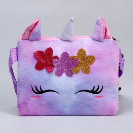 Children's Bag "Plush Unicorn", 17x13x3 cm