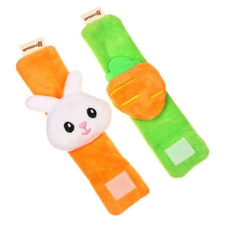 Developing bracelet-grave for the baby "Bunny", (set 2pcs)-5