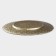 Glass Plane Locking Magistro "Krinkl", D = 33 cm, Golden Color