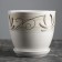 Pot floral lotus white 2.5 liters