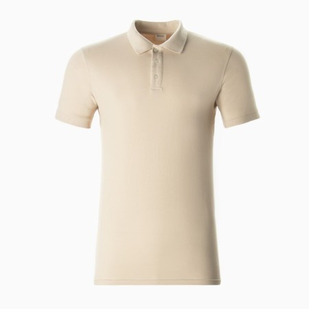 T-shirt (Polo) Male Minaku Regular Fit: beige color, river 44-7
