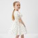 Платье нарядное детское MINAKU: PartyDress, цвет белый, рост 98 см