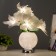 Night Poansettia 9XLED 4000K white 15x15x40cm Risalux