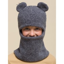 Children's hat, size 53-54, gray color