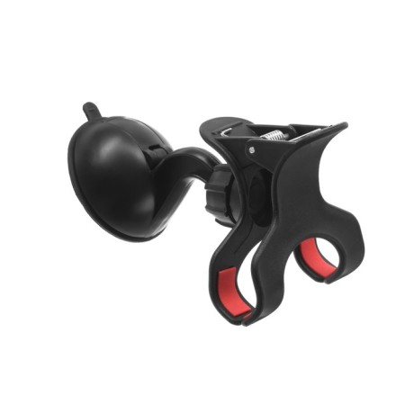 Holder-panel for glass on a suction cup