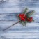 Decor "Winter Magic" berries of needles, 24 cm
