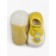 Boots-knees children's first step pure toys with a breathing sole, size 23, yellow color