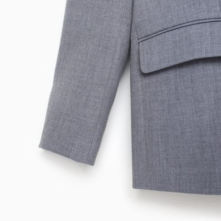 Women's jacket with a cut on the back of MIST size L-XL, color gray-9