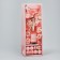 Gift package for a bottle, packaging, “pink mood”, 9 x 25 x 8.9 cm