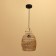 Ceiling Lamp from Rotan "AGUS" 1x120W, E27, 23x23x30 cm