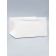 A packet for a cake, with a wide bottom of 30 x 30 x 17.5 cm, white