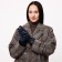 Gloves are female, dimensionless, without insulation, blue color