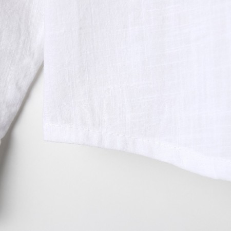 Shirt for a boy minaku color white, height 128 cm-10