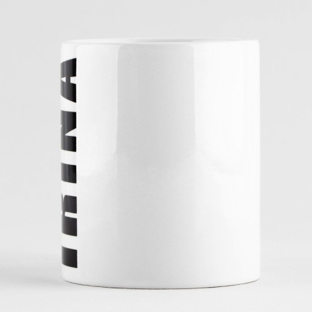 Ceramic mug "Irina", 320 ml, white color-1