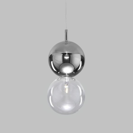 Suspended lamp with a glass plafon Selisa, 3W, G4, 15x15 cm