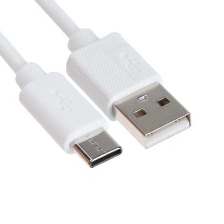 Eltronic Type -C - USB, 2.4 A, 1 m, charging + data transfer, package, white