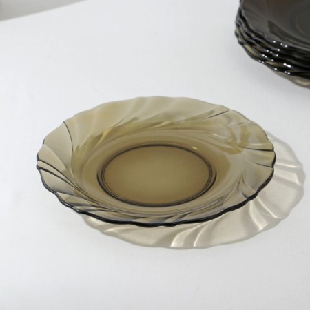 Alta Marea table set, 30 items, glass, haze-2