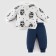 Set: jumper and pants crumb I am "raccoons", height 68-74 cm