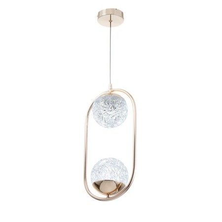 Lamp Bayerlux "Orlix" 2xLED 40W gold 20.5x13x42 cm