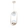 Lamp Bayerlux "Orlix" 2xLED 40W gold 20.5x13x42 cm
