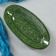 The herringard Rishtan ceramics "Patterns", 24 cm, green
