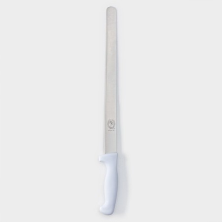 Biscuit knife, even edge, plastic handle, working surface 30 cm ("12"), blade thickness 2 mm