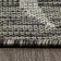 Rectangular carpet Merinos Kair, size 100x200 cm, Gray color
