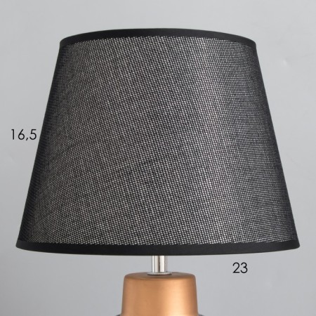 Table lamp "Kiang" 1x40W E14 black/gold 22x22x38cm-2