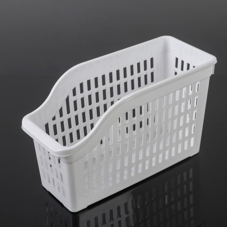 Storage basket 30.5 × 13 × 17.5 cm, white color