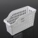 Storage basket 30.5 × 13 × 17.5 cm, white color