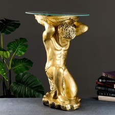 Stand - Titan table of bronze 74 cm polystone