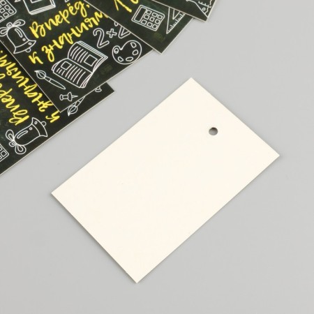 Cardboard "School board" set 10 pcs (5 types) 4x6 cm-3