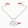 BDSM Assessoir Okpoki, clamps for nipples and clitoris, metal, red