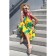 Women's dress, size 50, yellow color