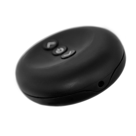 Inflatable anal vibrovaloga Popo pleasure Phoenix, 13.5 cm, silicone, black color-6
