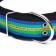 The collar is four -layer, 75 x 5 cm, multi -colored
