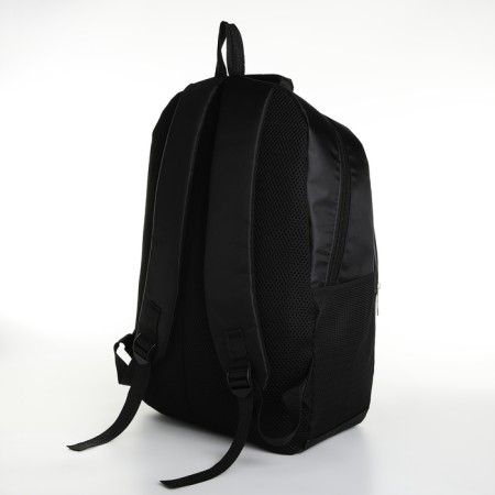 Youth backpack with lightning, 4 pockets, black/red color-3