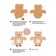 Set for creativity. Soft toy of fur "Council"